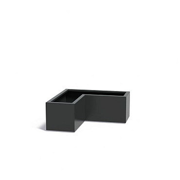 CARREZ L-vorm 1000x1000x400mm Aluminium (AFL25)