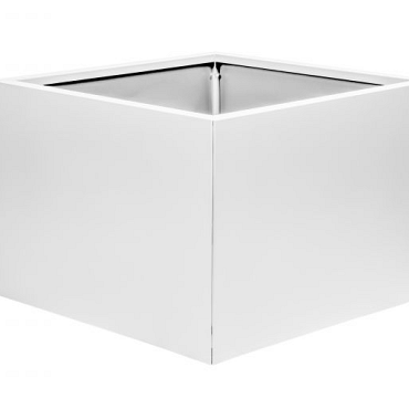 Plantenbak Vlak Wit 60x60x40cm