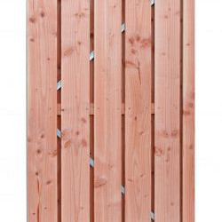 Douglas geschaafde plankendeur op verstelbaar stalen frame, 18 mm 100x195cm onbehandeld
