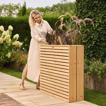 Terrasbloembak Elan Excellent douglas, 93x30x103cm onbehandeld