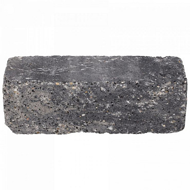 Catrock Getrommeld stapelblok 31x11,5x10cm Grijs/Zwart