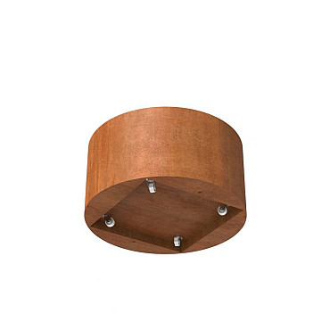 CIRCUM met wielen Ø1200x600mm Corten (CTWL4.2)