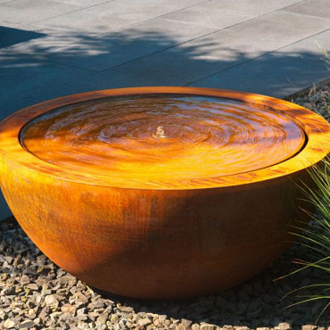 Watertafel BAYOU Ø1000x437mm Corten (CBB2)