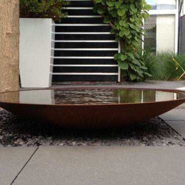 Waterschaal 1000x210mm Corten 3mm (WNS3)