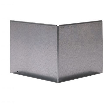 Uitwendige hoek Kantopsluiting Single & Single flex 10 cm - Verzinkt