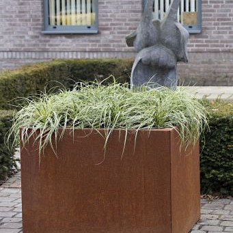 Bloembak vlak - 210x300x40 cm Corten