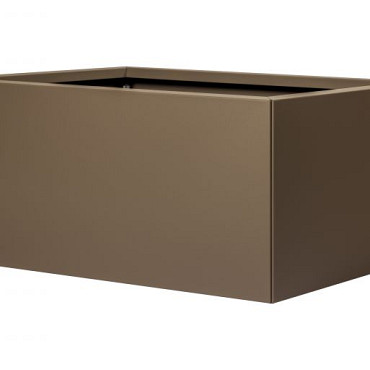 Plantenbak Vlak Supra Bruin 90x60x40cm