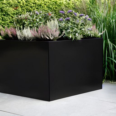 Plantenbak Vlak Grafietzwart 180x90x60cm