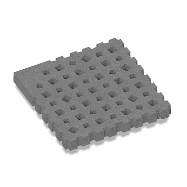 ArtiStone Oud Hollands Weave Binnenhoek 100x100x10cm Antraciet