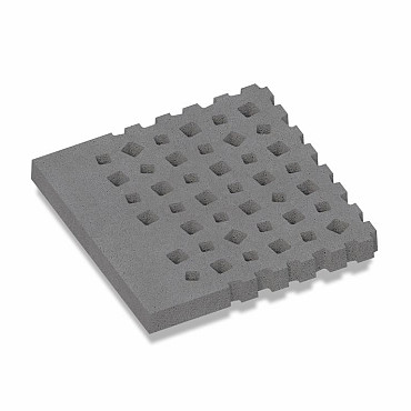 ArtiStone Oud Hollands Weave Rand 100x100x10cm Antraciet