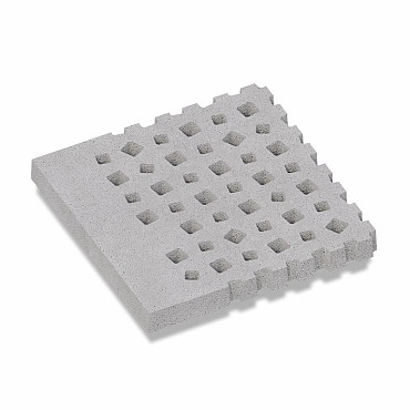 ArtiStone Oud Hollands Weave Rand 100x100x10cm Grijs