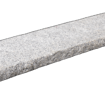 Afdekplaat-vijverrand met waterkering Graniet G603 Rockface 100x25x4cm