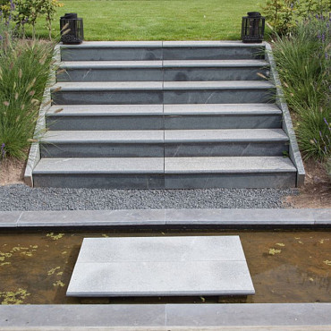 Traptrede opstap Tahiti Blue G654 100x35x3cm