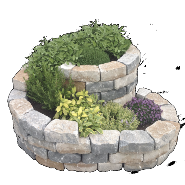 Kruidenspiraal 120x140x60cm Kilimanjaro