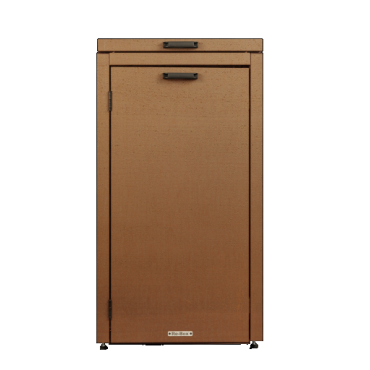 Kliko-ombouw met klep Cortenstaal 120 liter