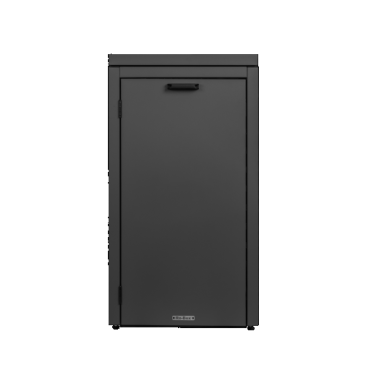 Kliko-ombouw met vaste deksel Grafietzwart 120 liter