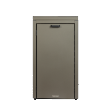 Kliko-ombouw met vaste deksel Taupe 120 liter