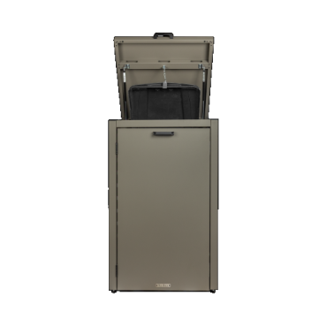 Kliko-ombouw met klep Taupe 240 liter