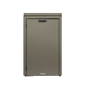 Kliko-ombouw met vaste deksel Taupe 240 liter