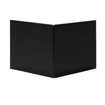 Uitwendige hoek Kantopsluiting Single & Single flex 27.7cm Grafiet zwart