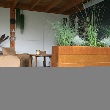 Plantenbak Modulair Corten 270x30x70cm