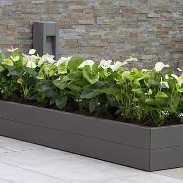 Plantenbak Modulair Taupe 300x60x28cm