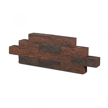 Catrock stapelblok 31x11,5x10cm Bruin/Zwart