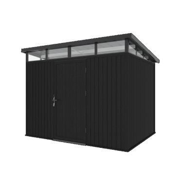 NewTechWood berging Cella  met enkele deur, 283 x 210 cm, Ebony zwart