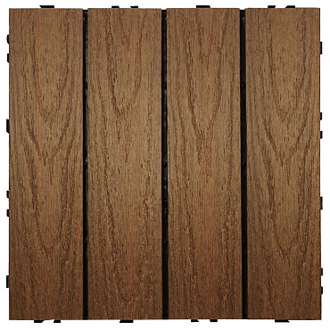 NewTechWood HKC kliktegel 30x30cm Teak