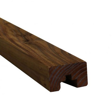 Douglas afdekkap, 4,5x7x220cm tbv Betowood bruin geimpregneerd