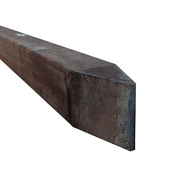 Hardhouten Angelim Vermelho paal geschaafd, gepunt 6,8x6,8x250cm