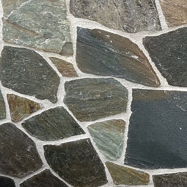 Kwartsiet Flagstones Olive