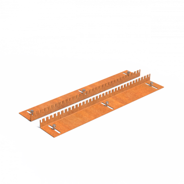 Tuinpaal Rail | 1015x145x60mm Corten (CPWR.1000)