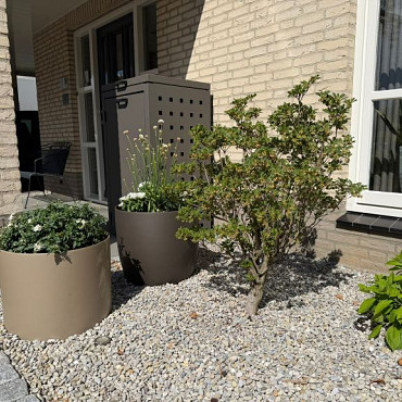 Plantenbak Forma Supra Bruin Ø43x75cm