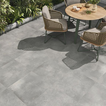 GeoCeramica® 100x100x4cm Manhattan Gris Mate