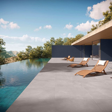 GeoCeramica® 80x80x4cm Quadrato Cool Grey