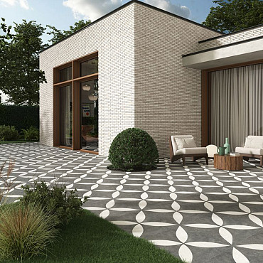GeoCeramica® 60x60x4cm Ambiente Antra Flower