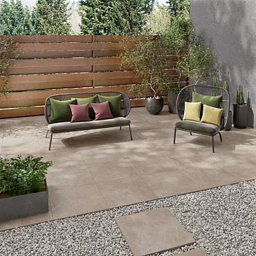 GeoCeramica® 60x60x4cm  Framework Concrete Taupe