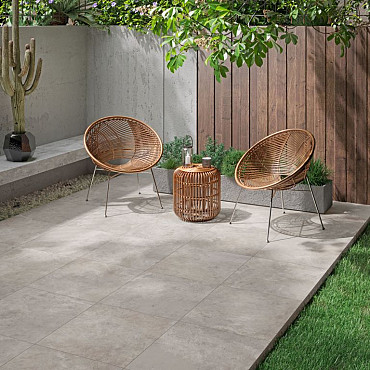 GeoCeramica® 60x60x4cm  Framework Concrete Grey