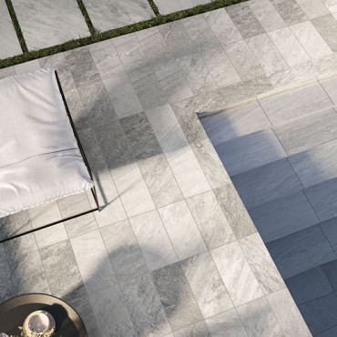 GeoCeramica® 60x60x4cm Via Delle Alpi Quarzo Grigio