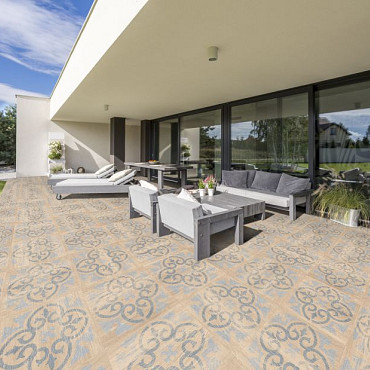 GeoCeramica® 60x60x4cm  Facewood Decor