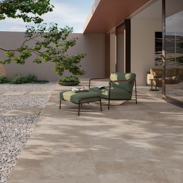 GeoCeramica® 80x80x4cm Framework Concrete Taupe