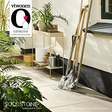 Keramische tegel vtwonen Solostone Uni Unico Sand 90x90x3cm