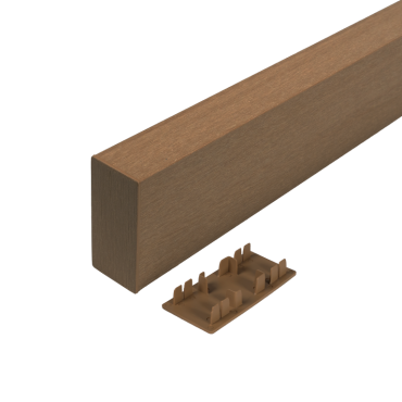 WEOSUN® Brise Soleil eindkap 42x90mm Cedar (12st