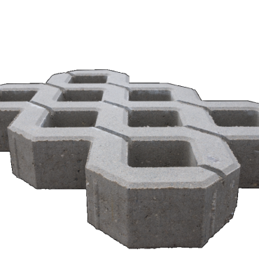 Grastegel 40x60x8cm Grijs