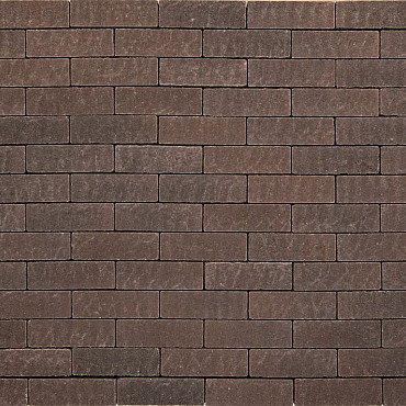 Dorpspad Retro 21x7x8cm rood-bruin