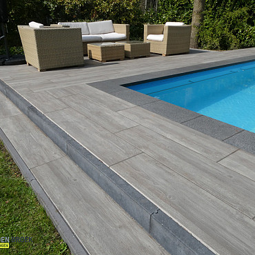 Keramische tegel Woodlook Grey Wash 30x120x2cm