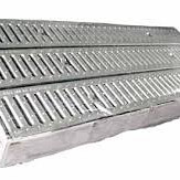 Drain afvoergootset met gegalvaniseerd sleufrooster 3 m1 'Garagepack'