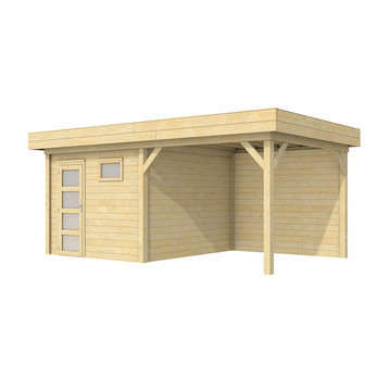 Vuren Topvision Premium Tapuit 300x300cm en luifel 300cm onbehandeld