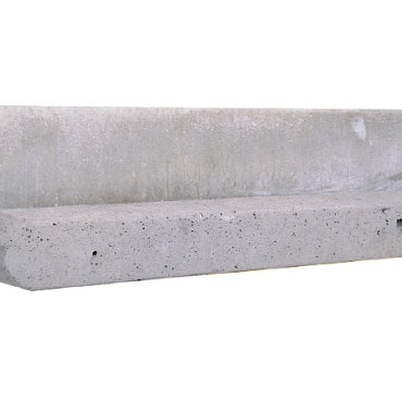 Beton onderplaat stampbeton 25x3,5x184cm grijs